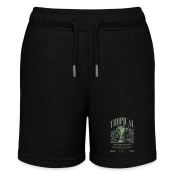 Red Eyed Tree Frog Rainforest Amphibian - Stanley/Stella MINI BOLTER Organic Teen Jogging Shorts - black - Front