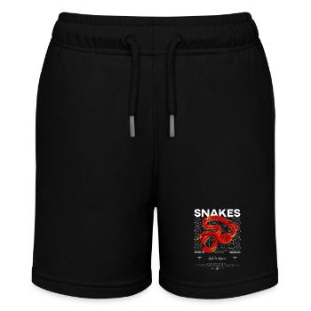 Honduranische Milchschlange Besitzer Reptilienpfleger - Stanley/Stella Teenager Bio-Joggingshorts MINI BOLTER - Schwarz - Vorne