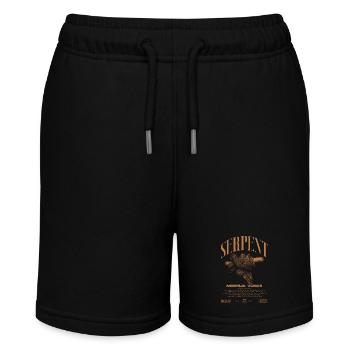 Grüner Baum Python Modern Reptile Keeper Streetwear - Stanley/Stella Teenager Bio-Joggingshorts MINI BOLTER - Schwarz - Vorne