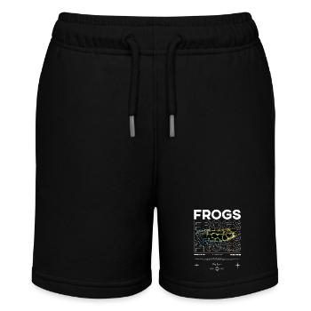 Ranitomeya Imitator Frog Streetwear Frog Keeper - Stanley/Stella Teenager Bio-Joggingshorts MINI BOLTER - Schwarz - Vorne
