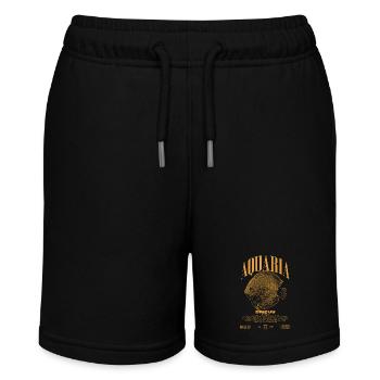 Diskus-Buntbarsch Fish Keeper Moderne Streetwear - Stanley/Stella Teenager Bio-Joggingshorts MINI BOLTER - Schwarz - Vorne