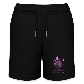 Diskus-Buntbarsch Fish Keeper Moderne Streetwear - Stanley/Stella Teenager Bio-Joggingshorts MINI BOLTER - Schwarz - Vorne