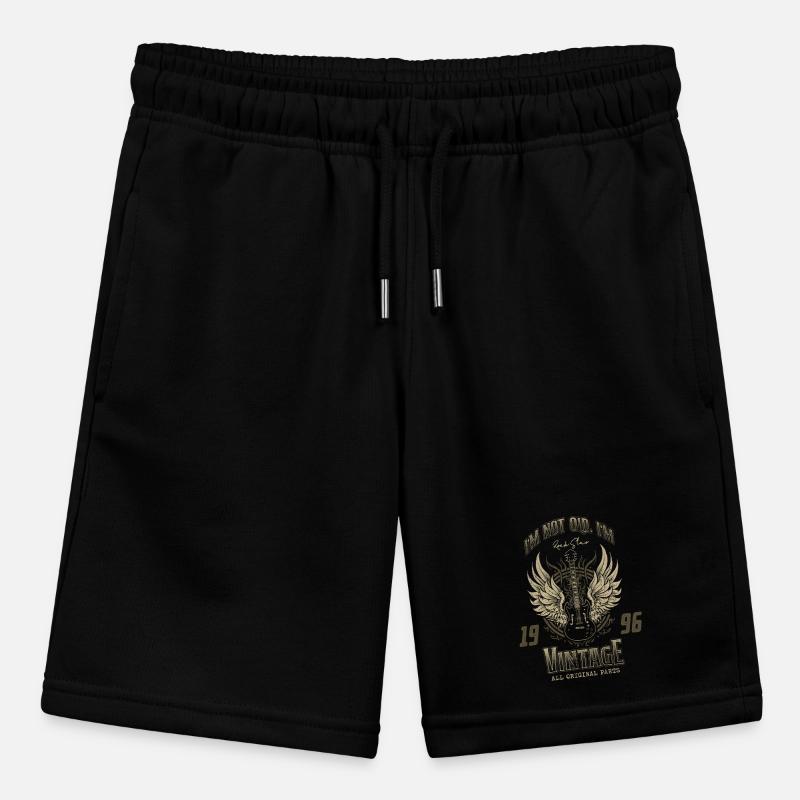 Ich bin nicht alt, ich bin Vintage Retro 1996 Gitarrist Stanley/Stella Teenager Bio-Joggingshorts MINI BOLTER