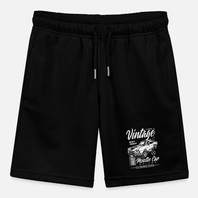 Ich bin nicht alt, ich bin ein Oldtimer, Oldtimer, Jahrgang 1983 Stanley/Stella Teenager Bio-Joggingshorts MINI BOLTER