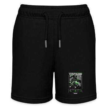 Oldtimer Traktor Bauer Geburtstag Jahrgang 2005 - Stanley/Stella Teenager Bio-Joggingshorts MINI BOLTER - Schwarz - Vorne