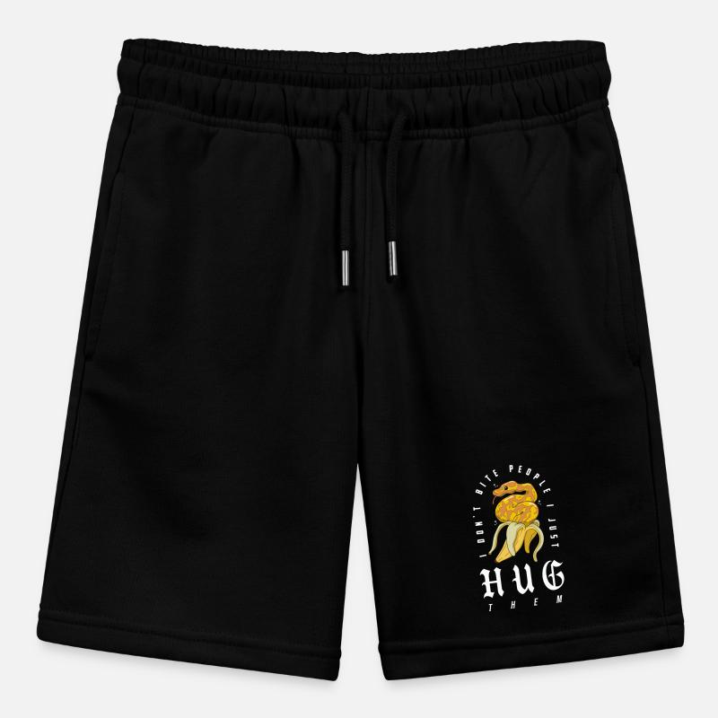 Ball Python Schlange Besitzer Banane Royal Python Stanley/Stella Teenager Bio-Joggingshorts MINI BOLTER