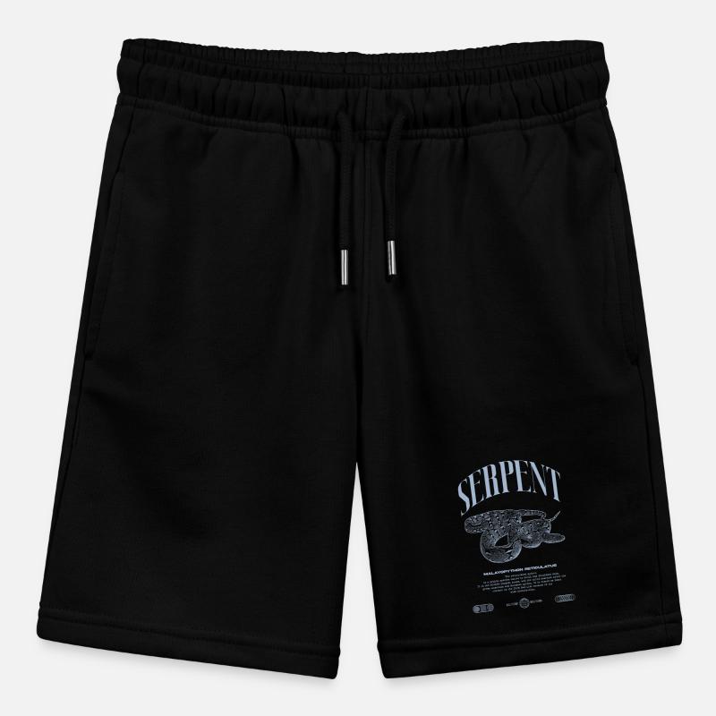 Reticulated Python Reptile Keeper Streetwear Stanley/Stella MINI BOLTER Organic Teen Jogging Shorts