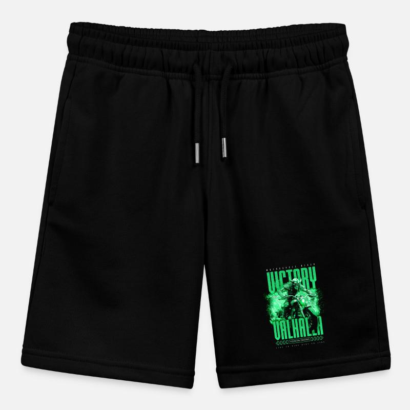 Motorrad Nordische Wikinger Sieg Oder Walhalla Stanley/Stella Teenager Bio-Joggingshorts MINI BOLTER