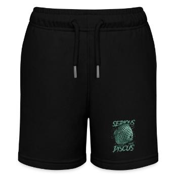Ernsthaft über Diskusfischhalter Aquarianer - Stanley/Stella Teenager Bio-Joggingshorts MINI BOLTER - Schwarz - Vorne