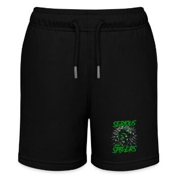 Serious About Spiders Pet Tarantula Owner - Stanley/Stella MINI BOLTER Organic Teen Jogging Shorts - black - Front