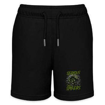 Serious About Spiders Pet Tarantula Owner - Stanley/Stella MINI BOLTER Organic Teen Jogging Shorts - black - Front