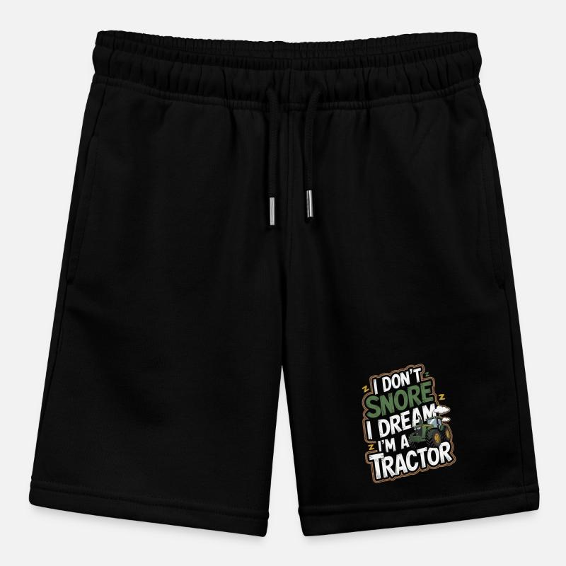 Nicht Schnarchen, Träume ich bin Traktor Stanley/Stella Teenager Bio-Joggingshorts MINI BOLTER