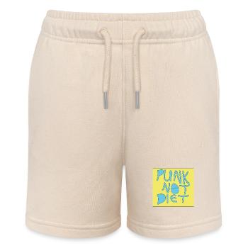 Punk not Diet - Stanley/Stella Teenager Bio-Joggingshorts MINI BOLTER - Natur - Vorne