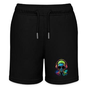 Alien Rave - Stanley/Stella Teenager Bio-Joggingshorts MINI BOLTER - Schwarz - Vorne