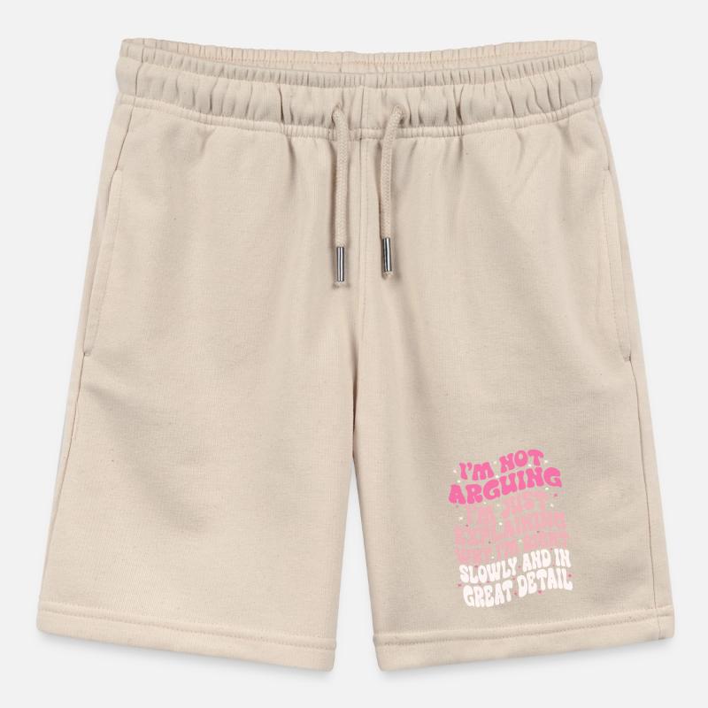 i'm not arguing i'm just explaining why i'm right Stanley/Stella MINI BOLTER Organic Teen Jogging Shorts