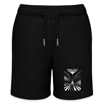 Geburt eines Sterns Weltall Sterne Sonnensystem - Stanley/Stella Teenager Bio-Joggingshorts MINI BOLTER - Schwarz - Vorne