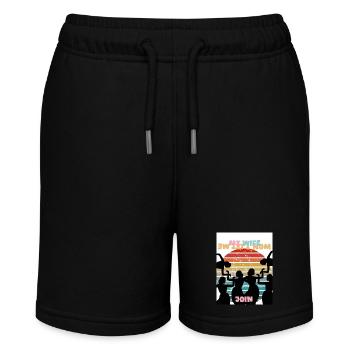 My wife won't let me join. - Stanley/Stella MINI BOLTER Organic Teen Jogging Shorts - black - Front