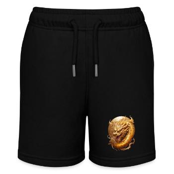 Golden Dragon - Stanley/Stella MINI BOLTER Organic Teen Jogging Shorts - black - Front