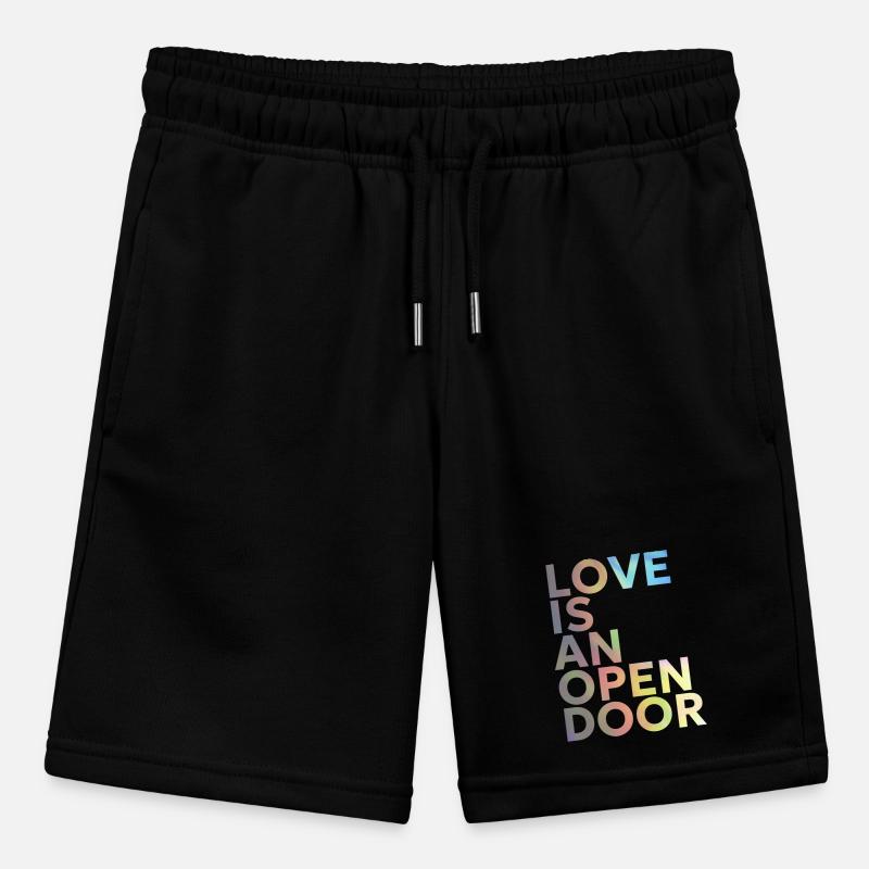 LOVE IS AN OPEN DOOR Stanley/Stella MINI BOLTER Organic Teen Jogging Shorts