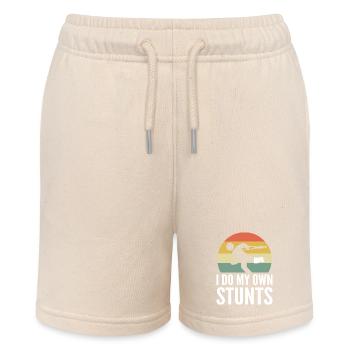 Gebrochenes Bein - Stanley/Stella Teenager Bio-Joggingshorts MINI BOLTER - Natur - Vorne