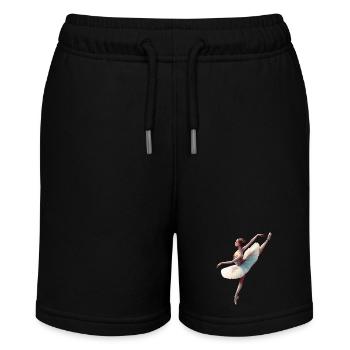 Moon Dancer - Himmlische Gnade - Stanley/Stella Teenager Bio-Joggingshorts MINI BOLTER - Schwarz - Vorne