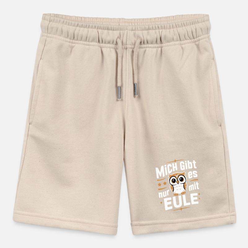 Nachteule Eule Eulen Vogel Stanley/Stella Teenager Bio-Joggingshorts MINI BOLTER