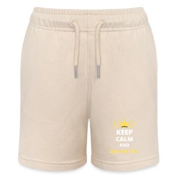 T-shirt “Keep Calm and Spread Love” - Amour - Short bio MINI BOLTER Stanley/Stella Ado - écru doux - Devant