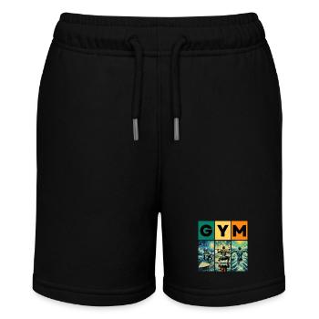GYMNASE - Short bio MINI BOLTER Stanley/Stella Ado - noir - Devant
