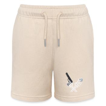 Gangster Skeleton - Stanley/Stella MINI BOLTER Organic Teen Jogging Shorts - soft Ecru - Front