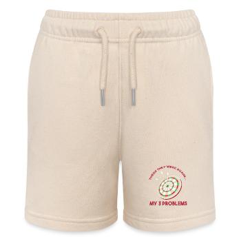 Dart Dartboard Dartpfeil - Stanley/Stella Teenager Bio-Joggingshorts MINI BOLTER - Natur - Vorne