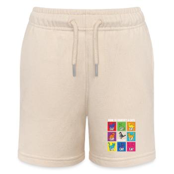 Cat Identification Guide - Stanley/Stella MINI BOLTER Organic Teen Jogging Shorts - soft Ecru - Front