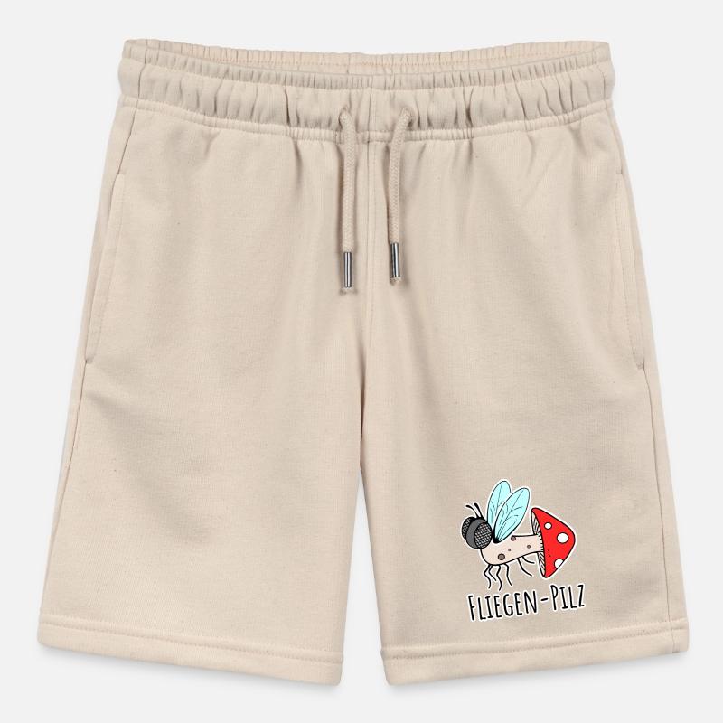 Fly agaric - half fly, half mushroom Stanley/Stella MINI BOLTER Organic Teen Jogging Shorts