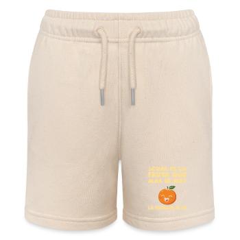Lustige Spanischlehrerin der Maestra-Schule - Stanley/Stella Teenager Bio-Joggingshorts MINI BOLTER - Natur - Vorne