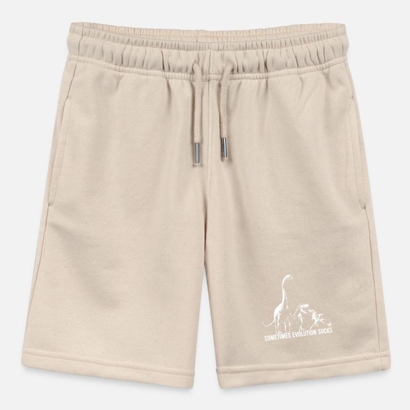 Sometimes Evolution sucks - Dinosaur - Chicken Stanley/Stella MINI BOLTER Organic Teen Jogging Shorts