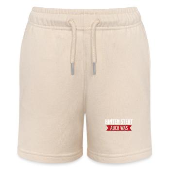 Hinten steht auch was - Stanley/Stella Teenager Bio-Joggingshorts MINI BOLTER - Natur - Vorne