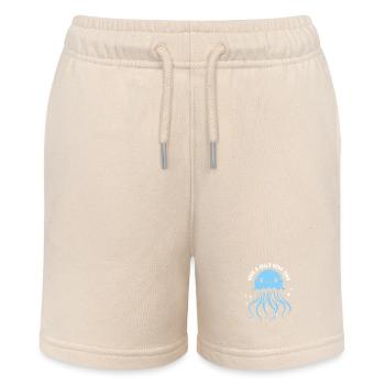 Have a jelly good time - Jellyfish with tentacles - Stanley/Stella MINI BOLTER Organic Teen Jogging Shorts - soft Ecru - Front