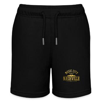 Nashville Tennessee Country Music - Stanley/Stella MINI BOLTER Organic Teen Jogging Shorts - black - Front