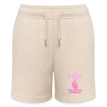 K-Pop-Fan Geschenk Koreanische Popmusik - Stanley/Stella Teenager Bio-Joggingshorts MINI BOLTER - Natur - Vorne