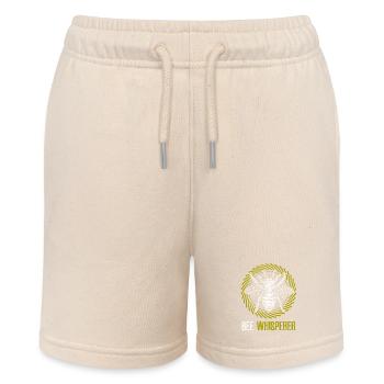 Imker Geschenk Bienen - Stanley/Stella Teenager Bio-Joggingshorts MINI BOLTER - Natur - Vorne