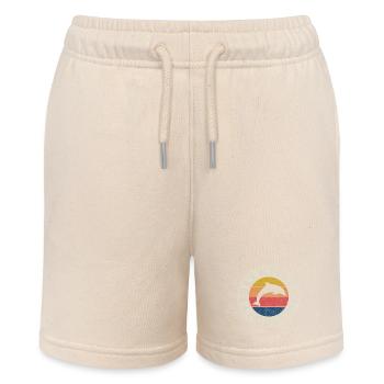 San Diego California Dolphin Souvenir - Stanley/Stella MINI BOLTER Organic Teen Jogging Shorts - soft Ecru - Front