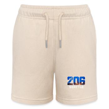 Seattle Washington Souvenir Geschenk - Stanley/Stella Teenager Bio-Joggingshorts MINI BOLTER - Natur - Vorne