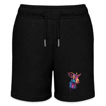 Cadeau coloré de chèvre - Short bio MINI BOLTER Stanley/Stella Ado - noir - Devant