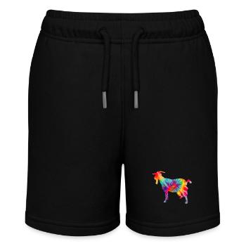 Chèvre Tie Dye cadeau - Short bio MINI BOLTER Stanley/Stella Ado - noir - Devant