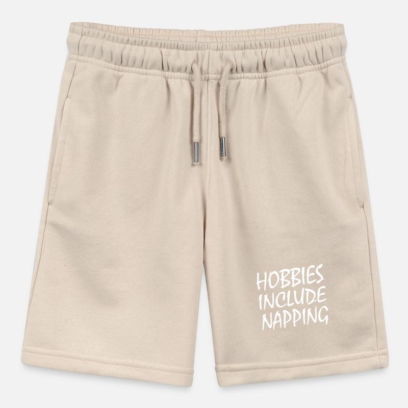 Hobbies include napping Stanley/Stella MINI BOLTER Organic Teen Jogging Shorts