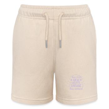 sarkastischer Spruch Liebe Geschenk Idee - Stanley/Stella Teenager Bio-Joggingshorts MINI BOLTER - Natur - Vorne