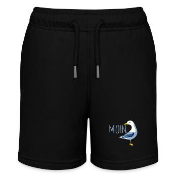 Hello with Möve - Stanley/Stella MINI BOLTER Organic Teen Jogging Shorts - black - Front