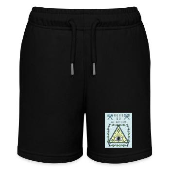 Third Eye, The All Seeing Eye, Occult - Stanley/Stella MINI BOLTER Organic Teen Jogging Shorts - black - Front