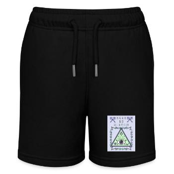 Third Eye, The All Seeing Eye, Occult - Stanley/Stella MINI BOLTER Organic Teen Jogging Shorts - black - Front