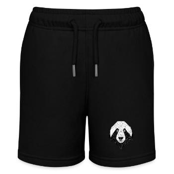 Panda - Stanley/Stella Teenager Bio-Joggingshorts MINI BOLTER - Schwarz - Vorne