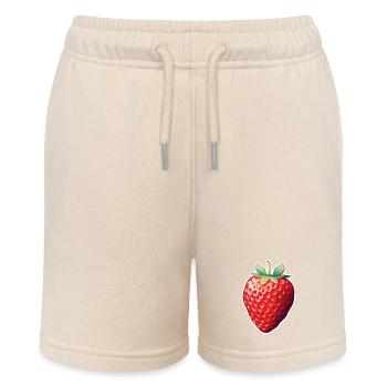 Fraise fruitée - Short bio MINI BOLTER Stanley/Stella Ado - écru doux - Devant